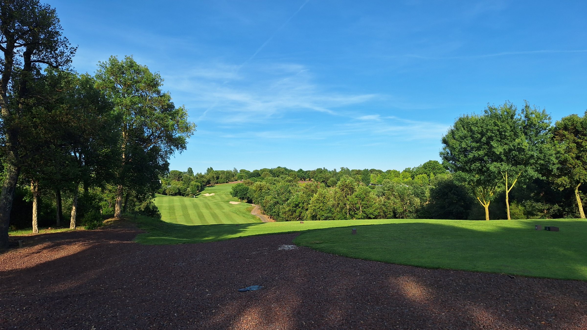 A golf course at Caldes de Malavella, Costa Brava, Spain